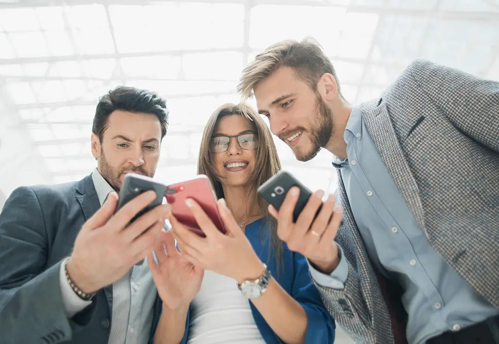 Interaktion bei anderen Social Media Profilen